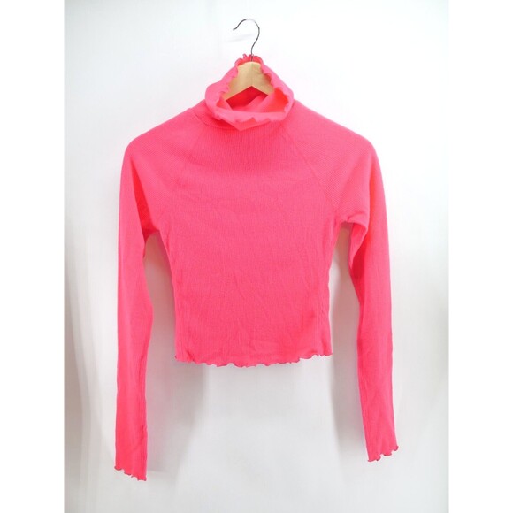 URBAN OUTFITTERS BDG TURTLENECK TOP‎ IN PINK  SIZE SMALL - Picture 1 of 8